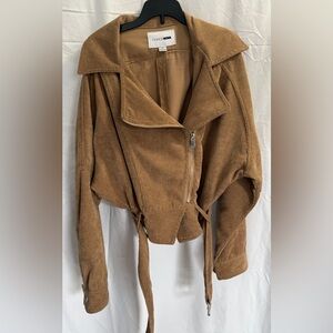Fashion Nova Brown Corduroy Women's Jacket